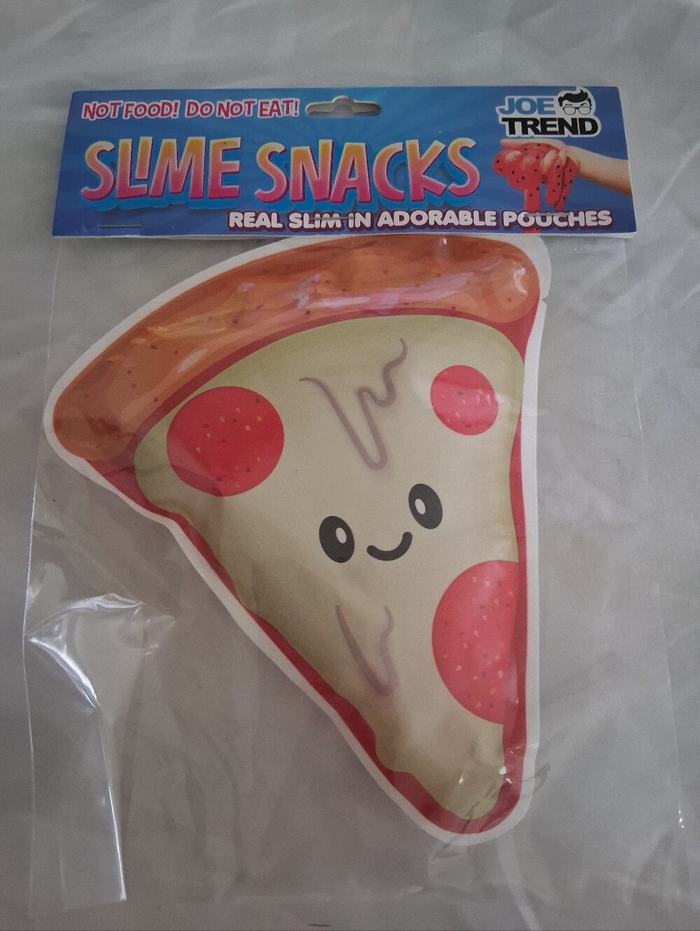 Slime Snacks Pizza Slice Toy - Cream & Red